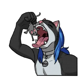 Telegram sticker 👅 Maho NSFW @mahogato