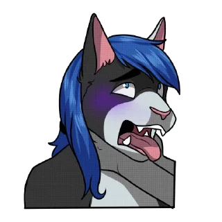 Telegram sticker ☠️ Maho NSFW @mahogato