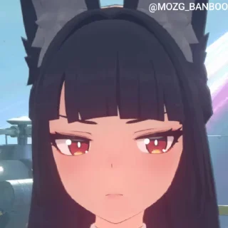 Video sticker 🩵 Miyabi-san