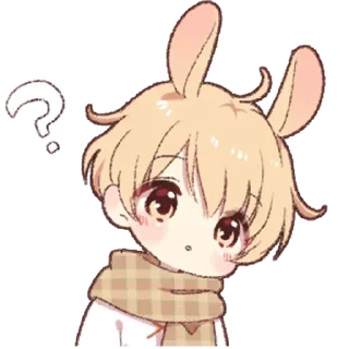 Video sticker 🤨 Kawaii boi @animestickerchannel