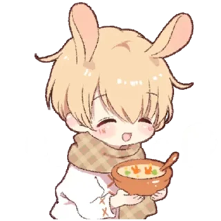 Telegram sticker 😊 Kawaii boi @animestickerchannel