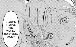 Telegram sticker 🛫 Fire Punch (SPOILERS!)