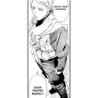 Telegram sticker 😒 Fire Punch (SPOILERS!)