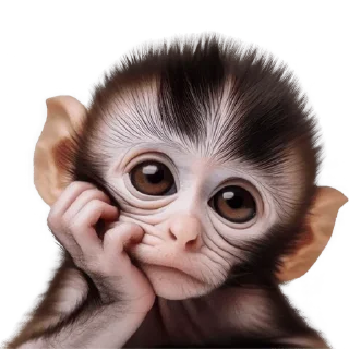 Telegram sticker 🙄 Обезьянки @Nyasticks