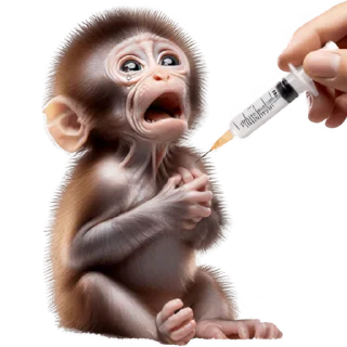 Telegram sticker 💉 Обезьянки @Nyasticks