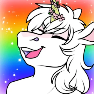 Sticker 🌈 Eryn the Unicorn