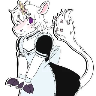 Telegram sticker 🧹 Eryn the Unicorn