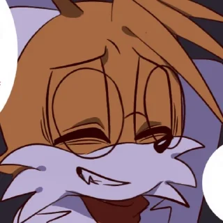 Telegram sticker 🌟 Tails the fox(Idol Amy) :: @fStikBot