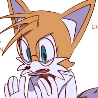 Telegram sticker 🌟 Tails the fox(Idol Amy) :: @fStikBot