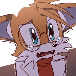 Telegram sticker 🌟 Tails the fox(Idol Amy) :: @fStikBot