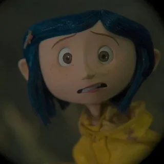 Telegram stiker 😬 Coraline jones🗝️ :: @fStikBot
