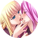 Sticker 😚 kissing girls