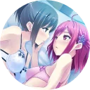 Video sticker 😚 kissing girls