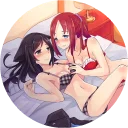 Video sticker 😚 kissing girls