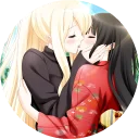 Telegram sticker 😘 kissing girls