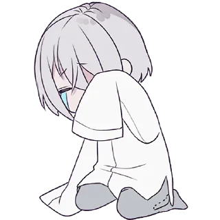 Telegram sticker 😢 Yuki