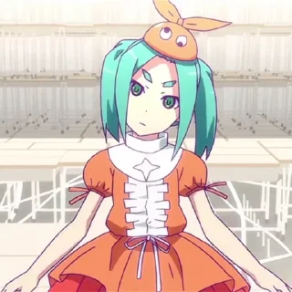 Video sticker 🩵 Ёцуги Ононоки @monogatarianime