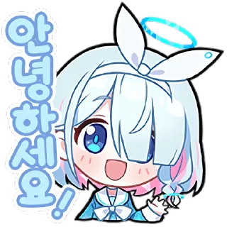 Sticker 👋 Blue Archive KR KT