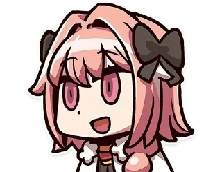 Telegram sticker 😃 Astolfo — @stckrRobot