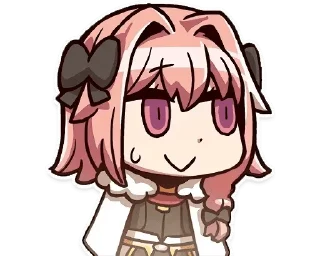 Telegram sticker 😦 Astolfo — @stckrRobot