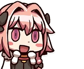 Telegram sticker 😃 Astolfo — @stckrRobot