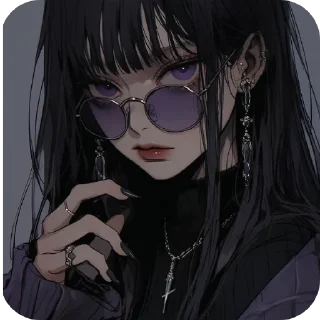 Video sticker 😎 Black 🖤