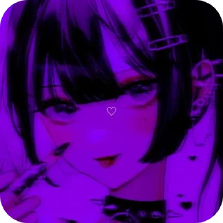 Video sticker 🍖 Black 🖤