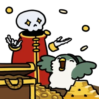 Telegram sticker 💬 방디와 키드의 해적생활 By @KakaoEmoticon