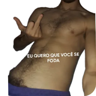 Телеграм стикер 🖕 Abre a mente viado @CaralhoSoberano