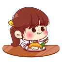 Telegram sticker 😋 ♥️Lovely | @HANGSEED⬝