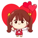 Telegram sticker ❤️ ♥️Lovely | @HANGSEED⬝
