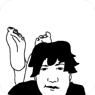 Telegram stiker 🫥 DKINCC PYTOCHKI 🦶 @dk_tour