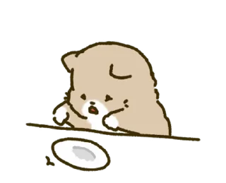 Video sticker 🍽 White Paw Miyao - @TodorokiShouto