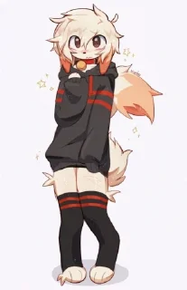 Telegram sticker 🫣 Femboy