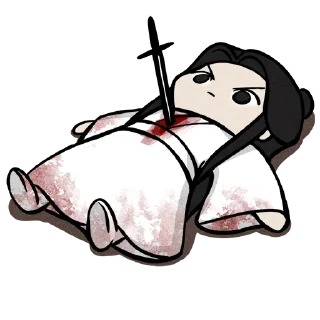 Телеграм стикер 🔪 Ланьпьянь (by Neesawahh)