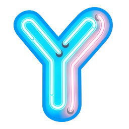 Sticker 🔤 Glow Font | @Premium_Emojis_Telegram