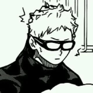 Telegram sticker 💕 - 𝐽𝑂𝐼𝑁 : @AHMSHY . Haikyuu (manga)