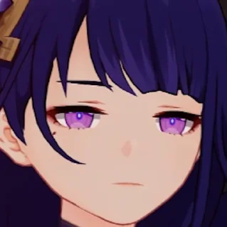 Telegram sticker 🙁 Waifu Impact