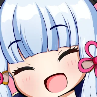 Sticker 😄 Waifu Impact