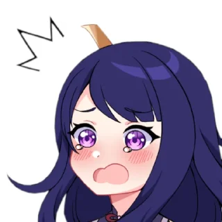 Telegram sticker 😫 Waifu Impact