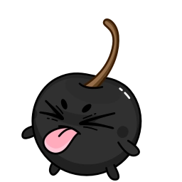 Telegram sticker 😝 Black Cherry :: @fStikBot