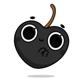 Telegram sticker 🙂 Black Cherry :: @fStikBot