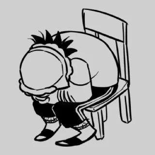 Telegram sticker ☹️ папаша