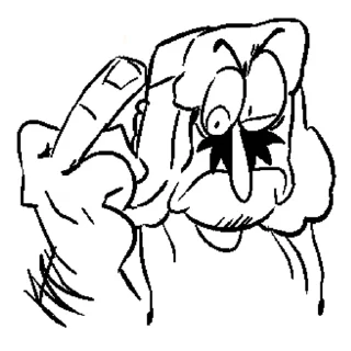 Telegram sticker 🖕 папаша