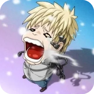 Telegram sticker 👄 one punch man