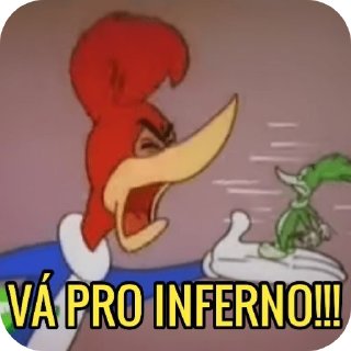 Telegram sticker 🖼 Pica-pau@noah | via @StickedApp_bot