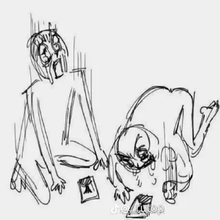 Telegram sticker 😭 ЯЕбланТВ