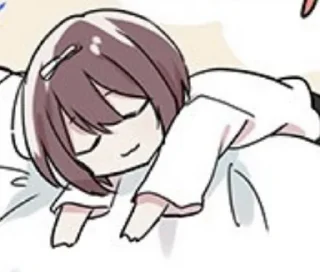 Telegram sticker 😪 Idoly Pride 4コマ