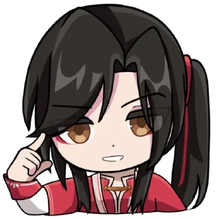 Video sticker 😎 Hua Cheng genshin chibi @qqwelj