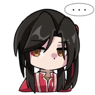 Video sticker 😶 Hua Cheng genshin chibi @qqwelj